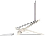 Roost V3 Plus - Ultra Portable and Adjustable Laptop Stand - Quick-Release Height Adjustment, 5 to 14 inch Screen Lift, Patented Rigid Folding Structure and Self-Adjustings Laptop Grips | Dune Color - Image 3