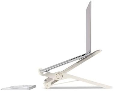 Roost V3 Plus - Ultra Portable and Adjustable Laptop Stand - Quick-Release Height Adjustment, 5 to 14 inch Screen Lift, Patented Rigid Folding Structure and Self-Adjustings Laptop Grips | Dune Color - Image 3