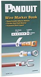 Panduit PCMB-2 Pre-Printed Wire Marker Book, Vinyl Cloth, .22 by 1.38-Inch L, A-Z, 0-15, +, -, / Legends Only - Image 4