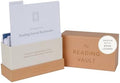 Reading Journal Bookmarks — The Reading Vault Deck. 50 Book Review Cards, Customizable Log. Create an Index. Includes Reading Challenge, Lending Library. Gift for Book Lovers & Clubs by Pilotlight