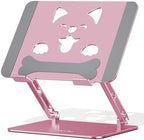 Aoviho Aluminum Laptop Stand for Desk Fit for All 10"-17.3" Laptops, Pink by Aoviho