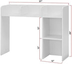 Classic Dorm Desk Bookshelf - White - Image 2