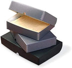 Gaylord Archival Blue/Grey Clamshell Preservation Box - 11 1/2W x 17 1/4L x 3" H - Image 2