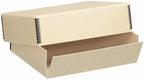Lineco Museum Archival Storage Box, Drop Front, 11.75x17.75x1.5 in, Tan - Image 4