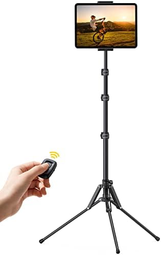 Lamicall Tablet Floor Tripod Stand 64.9" Fast Adjustable Height iPad Holder by Lamicall