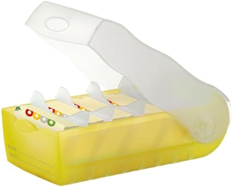 HAN 998-653, CROCO learning file, professional file, great simplicity to learn vocauular, DIN A8, translucent yellow by Unknown