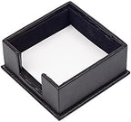 MOOGCO Leather Document Tray - Pen Holder - Note Paper Holder -3 Accessories-Desk Organizer - Office Desk Accessories - Desktop Storage - 3 PCS (BLACK) - Image 3