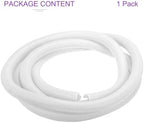 DMiotech 50ft Wire Loom Split Tubing 1 1/2 Inch(38.1mm) ID White - Image 5
