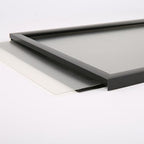 M&T Displays Slide In Frame Black 18x24 Inch Poster Holder 0.93" Aluminum Profile Top Loading Wall Mounting Photo Certificate Sign Holder Easy Change Mitered Corner with Anti Glare PET Cover - Image 3