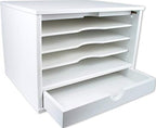 Victor W4720 Pure White Desktop Organizer - Image 4