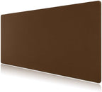 Mouse Pad Brown, Mouse and Keyboard Combo Pad XXXXL 39.4” x 19.7” by DOBAOJIA