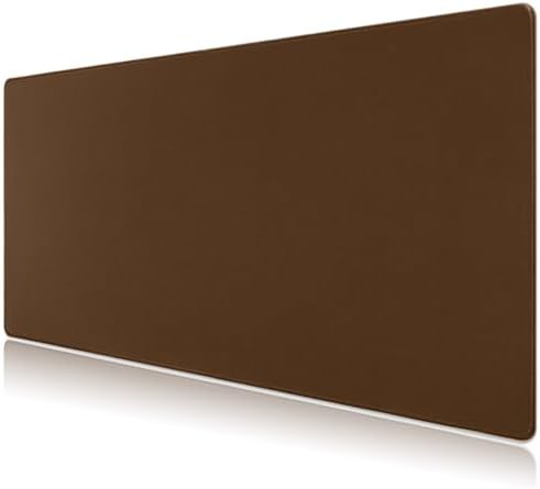 Mouse Pad Brown, Mouse and Keyboard Combo Pad XXXXL 39.4” x 19.7” by DOBAOJIA