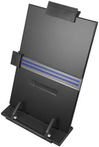 Adjustable Metal Book Stand Desktop Document Holder for Typing and Reading, Black Tabletop Copy Holder for Students and Office Use by OFFSCH