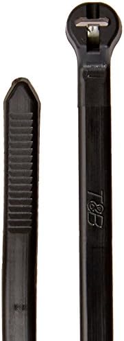 Thomas and Betts TR TY25MX Cable TIE 50LB 7" UV BLK (Pack of 1000) by Thomas+%26+Betts
