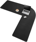 Chihein L-Shaped Desk Pad for Home Office Black (57.1”+ 57.1”) x 19.7” by Chihein