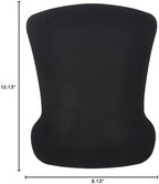 Amazon Basics Ergonomic Mouse Pad with Wrist Support for Pain Relief, Gel-Filled Cushion, Non-Slip Rubber Grip Base, 10.1 x 8.1 Inches, Black, 20-Pack - Image 5
