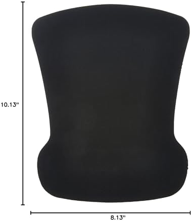 Amazon Basics Ergonomic Mouse Pad with Wrist Support for Pain Relief, Gel-Filled Cushion, Non-Slip Rubber Grip Base, 10.1 x 8.1 Inches, Black, 20-Pack - Image 5