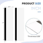 DOLLAR BOSS Glass Desk Whiteboard with Storage, All Black & Monitor Memo Boards for Computers 2PCS - Image 5