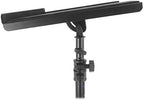 Rockville RLS68 Adjustable DJ Laptop, Tablet Tripod Stand with Dual Trays - Image 3