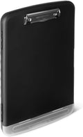 Amazon Basics High Capacity Nursing Clipboard with Storage and Pen Holder, 14.37 x 9.84 x 1.49 inches, Black (Pack of 6) by AmazonBasics