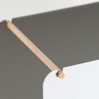 U Brands Metal Hanging File Organizer, Letter Size, Desktop Accessory, Arc Collection, Grey - Image 2