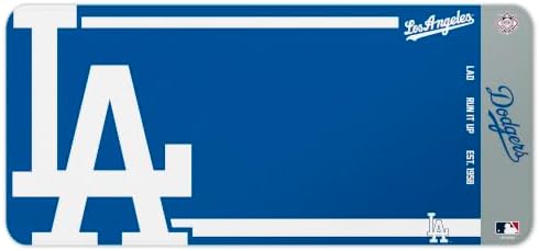 SOAR MLB Official Established Primary Logo Wordmark Home Office Desk Pad Mouse Pad Mat 35" x 16" (Los Angeles Dodgers, Los Angeles Dodgers) - Image 2