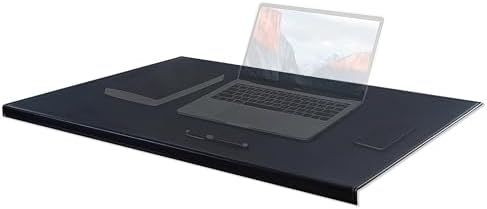 AKOZLIN 27.55”x 18.9" Soft PU Leather Surface Office Desk Mouse Mat Anti-Push Pad with Full Grip Fixation Lip Table Blotter Edge-Locked Protector by AKOZLIN