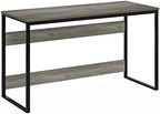 Furinno Moretti Modern Lifestyle Enhanced Study Desk, 52, French Oak Grey - Image 5