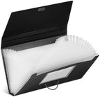 TRU RED Moisture-Resistant Plastic Accordion Files, Check Size, 3-Pk by TRURED