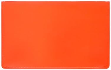 StoreSMART - Orange Folding Business Card Holders - 100 Pack - Polypropylene Plastic (RPP2915O-100) - Image 4
