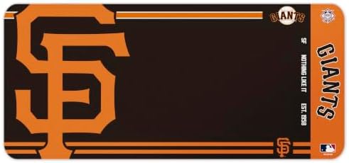 SOAR MLB Official Established Primary Logo Wordmark Home Office Desk Pad Mouse Pad Mat 35" x 16" (San Francisco Giants, San Francisco Giants) - Image 2