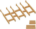 Bamboo Drawer Dividers, Expandable Kitchen Drawer Organizer by Vellzeyce