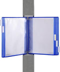 tarifold Wall Mount Reference System, 10 Pockets, Expandable, Blue by TARIFOLD