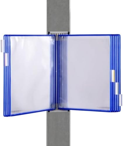 tarifold Wall Mount Reference System, 10 Pockets, Expandable, Blue by TARIFOLD