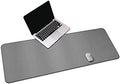 CENNBIE Leather Desk Mat, 55''x19.6'' Extra Large Desk Pad (Grey) by CENNBIE