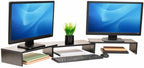 Mind Reader Dual Monitor Stand, Desktop Organizer, Laptop Riser, Office, MDF, 51.25"L x 9.25"W x 4.75"H, Black by MindReader