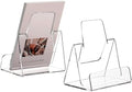 HeZone Acrylic Brochure Holder 8x9 Inch,Clear Pamphlet Holder Display Stand for Trifold 8&9&11 Inch Flyers,Pamphlets,Booklets,Menu,Leaflets for Office,Home,Store,2 Pack,A4 by HeZone