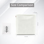 Bagnizer 13x13 Cube Storage Bins, Collapsible Fabric Storage Box, 4 Pack Closet Baskets with Handles for Organizing, Shelf, Toys, Clothes, Home, Office, Nursery (White) - Image 3