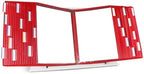 Tarifold Desktop Reference Display System, 40 Pockets, Expandable, Red by TARIFOLD