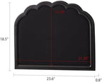SOFE Framed Bulletin Board Black, 18 × 24 Inches Push Pin Boards for Walls - Image 2