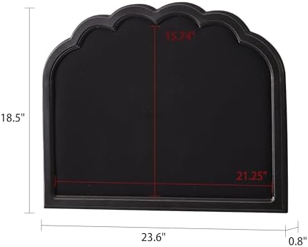 SOFE Framed Bulletin Board Black, 18 × 24 Inches Push Pin Boards for Walls - Image 2