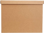 Amazon Basics Moving and Storage Boxes with Handles and Lift-Off Lids, Medium, 19" x 14.5" x 15.5", Brown, 10-Pack - Image 3