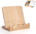 Small Wooden Cookbook Stand Keeps the Recipes Open and Frees Your Hands by Unknown