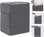 Ganondorf 3PCS Foot Rest for Under Desk at Work Adjustable Foot Rest Under Desk Ergonomic Foot Stools for Under Office Desk Extra Large Leg Pillow for Underdesk Footrest with Warm Sherpa Topper, Grey by Ganondorf