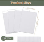 100 Pieces Comic Book Dividers with Tabs,Patient Divider Cards,Card Dividers Comic Book Boards for Storage Boxes 11.22 X 7.24 Inche - Image 2