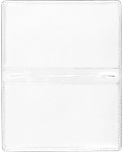 StoreSMART - White Folding Business Card Holders - 100 Pack - Polypropylene Plastic (RPP2915W-100) - Image 2