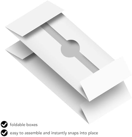 White Business Card Folding Boxes - 25 Per Pack - (10 x 3 1/2 x 2") - Image 4