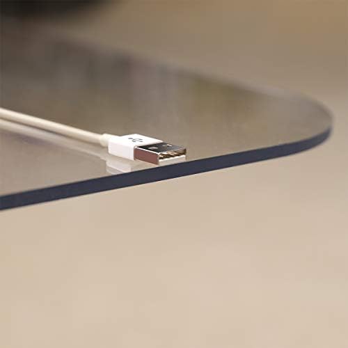 2Pack Crystal Clear 1/5" Thick 59" x 47" Heavy Duty Hard Chair Mat, Can be Used on Carpet or Hard Floor - Image 5