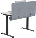Desk Privacy Panel with Wire Management, 47.2" x 22.5" Cubicle Desk Divider by ERGOCOLLECT