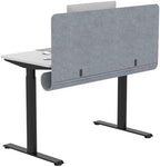 Desk Privacy Panel with Wire Management, 47.2" x 22.5" Cubicle Desk Divider by ERGOCOLLECT